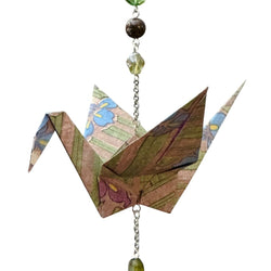 Origami Crane Ornament #1737 - view 5