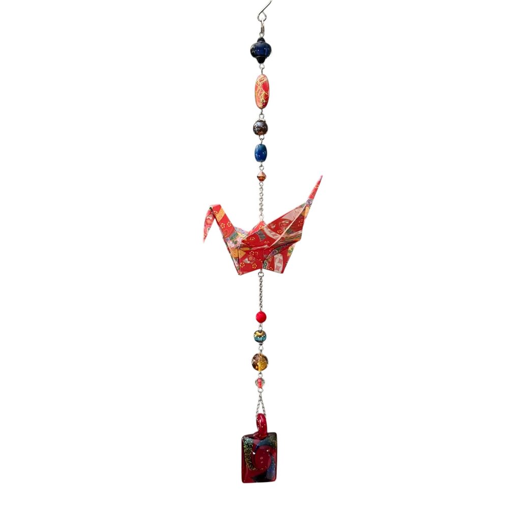 Origami Crane Ornament #1738