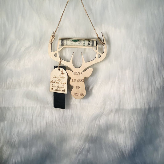 Ornament - Buck Head Money Holder