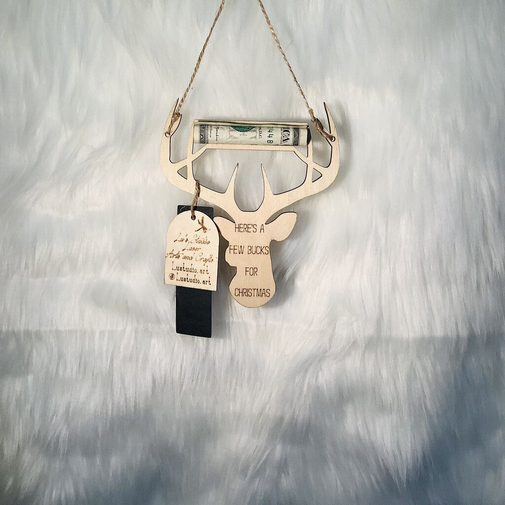 Ornament - Buck Head Money Holder