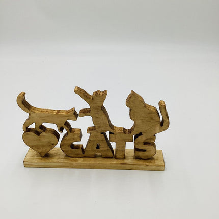 Shelf sitter- Love cats