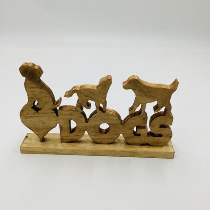 Shelf sitter- Love dogs