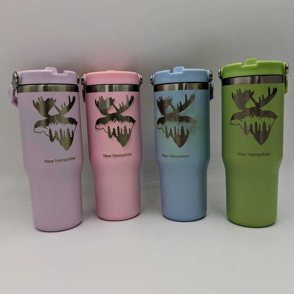 NH Souvenir Moose Tumbler