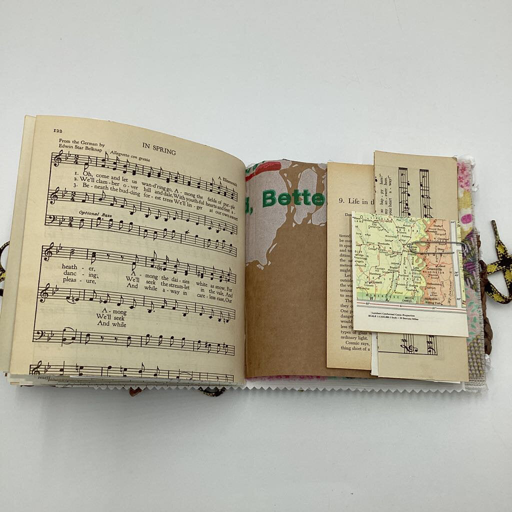 Reloved handmade journal