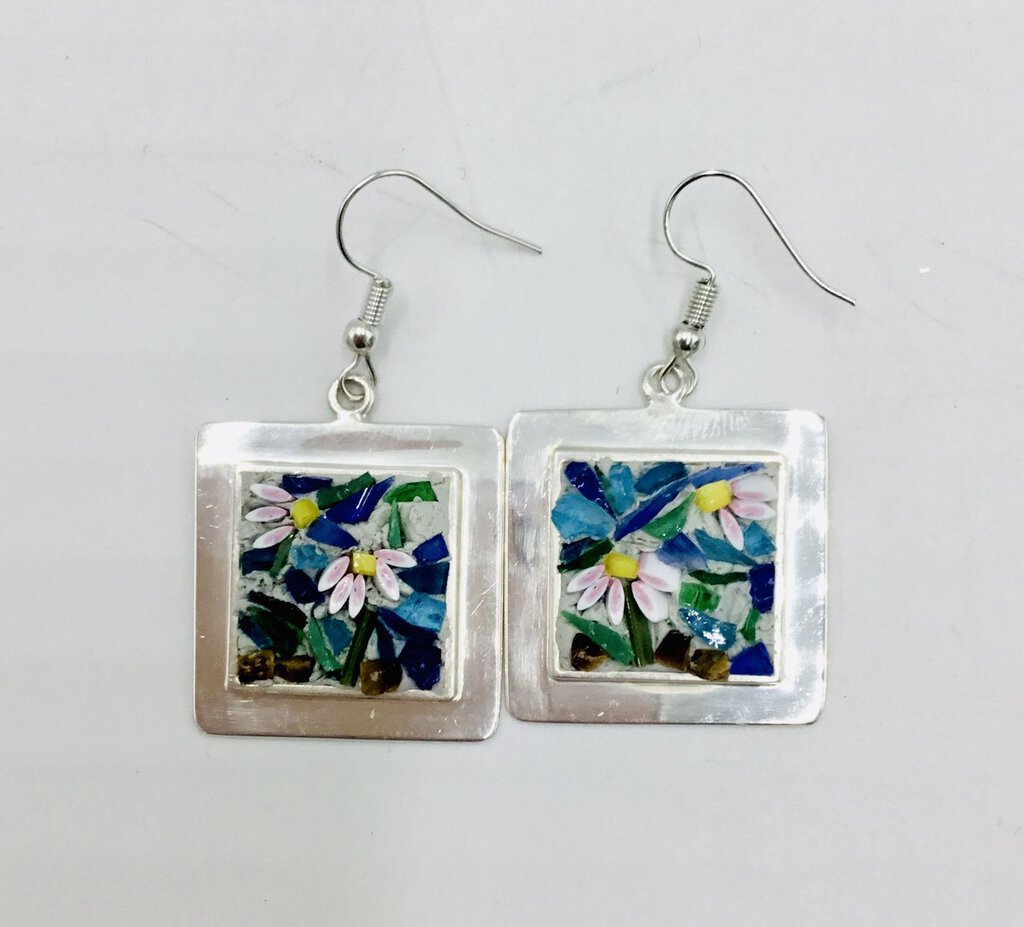 Flower earrings