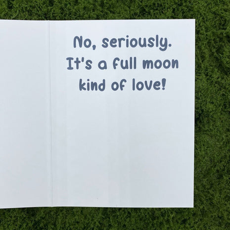 Over The Moon Greeting Card