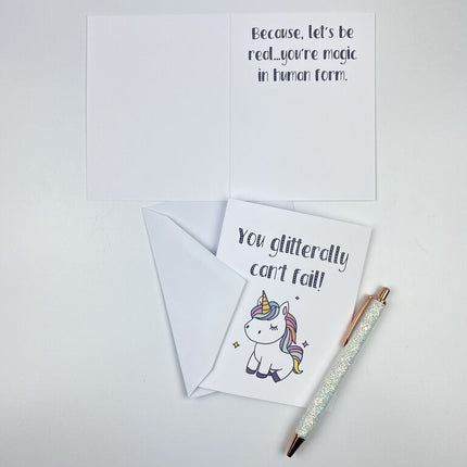 Glitterally Greeting Card