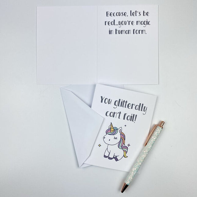 Glitterally Greeting Card