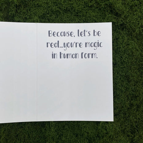 Glitterally Greeting Card