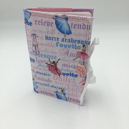 Ballet slippers handmade journal