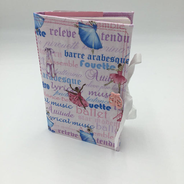 Ballet slippers handmade journal