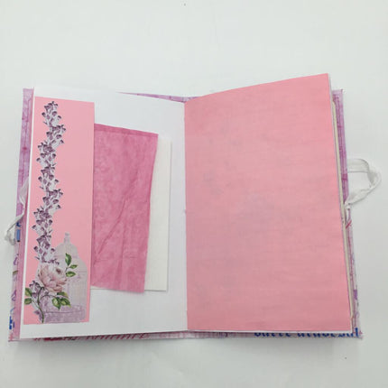 Ballet slippers handmade journal