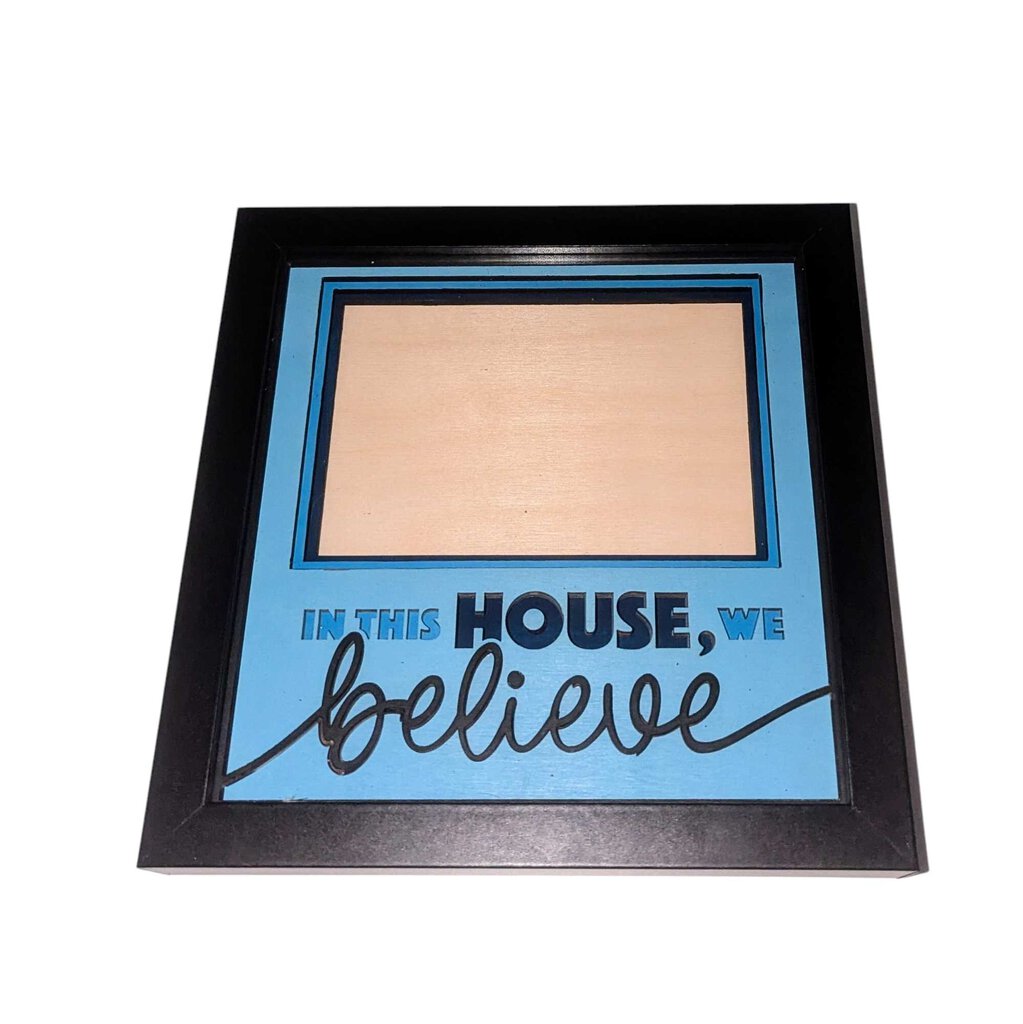 Believe Shadow box frame