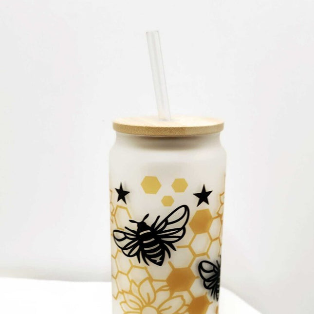 Glass tumbler- Beehive
