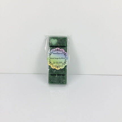 Basil Sage & Mint - Soy Wax Melt - Snap Bar