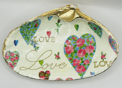 'Love' Flowers Atlanric Surf Clam (Old Orchard, ME)