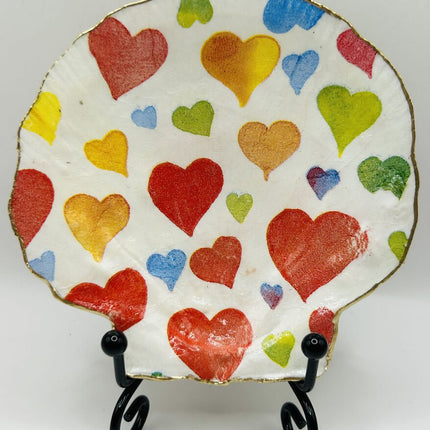 Multi-Colored Hearts Deep Sea Scallop (Booth Bay Harbor, ME)