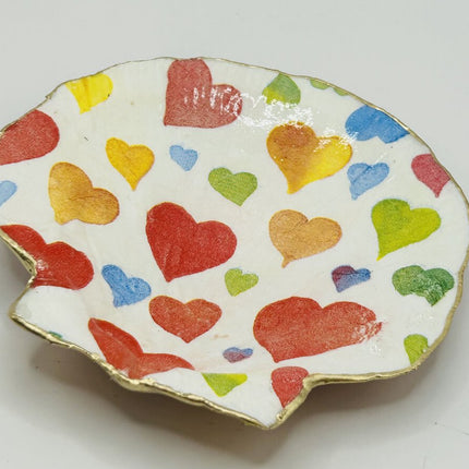 Multi-Colored Hearts Deep Sea Scallop (Booth Bay Harbor, ME)