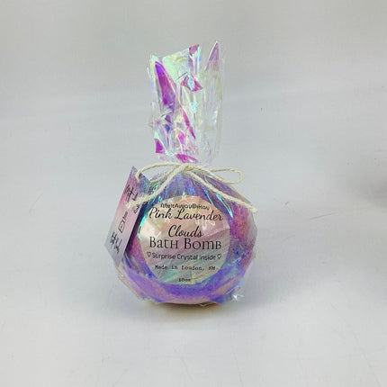 Pink Lavender Clouds - Surprise Mini Crystal Bath Bomb