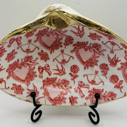 Red Hearts/Cupid Atlantic Surf Clam (old orchard beach, ME) - view 2