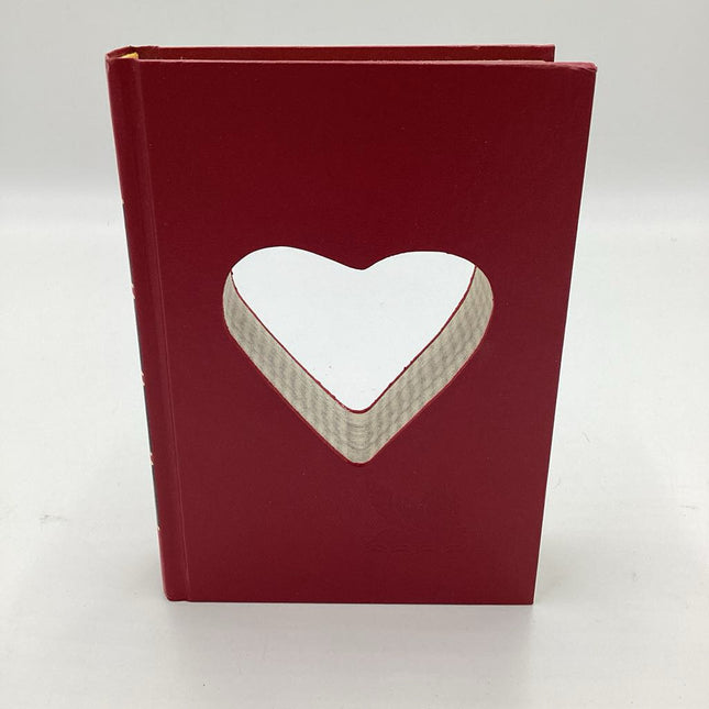 Book Decor Heart H Dark Small