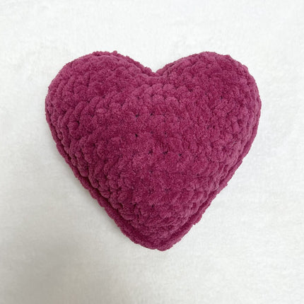 Stuffed Heart - Deep Fuchsia (Small)