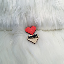 Hair Clip - Heart - view 1