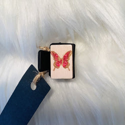 Hair Claw 1" Mini - Pink Butterfly - view 2