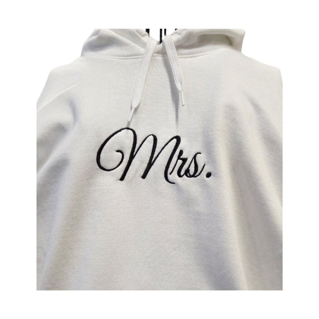 Mrs. Embroidered Sweatshirt - Hoodie