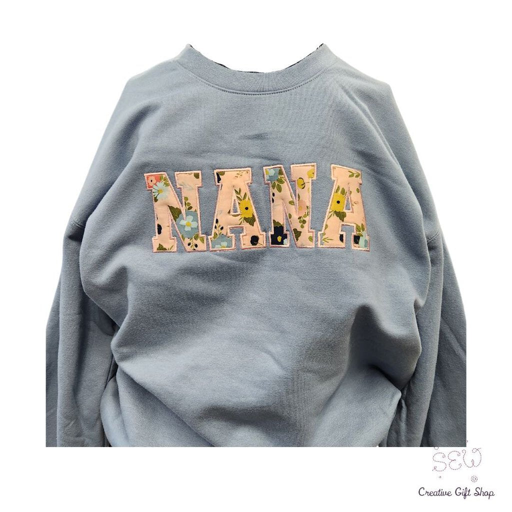 Nana Applique Sweatshirt - Crewneck