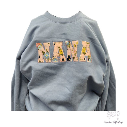 Nana Applique Sweatshirt - Crewneck