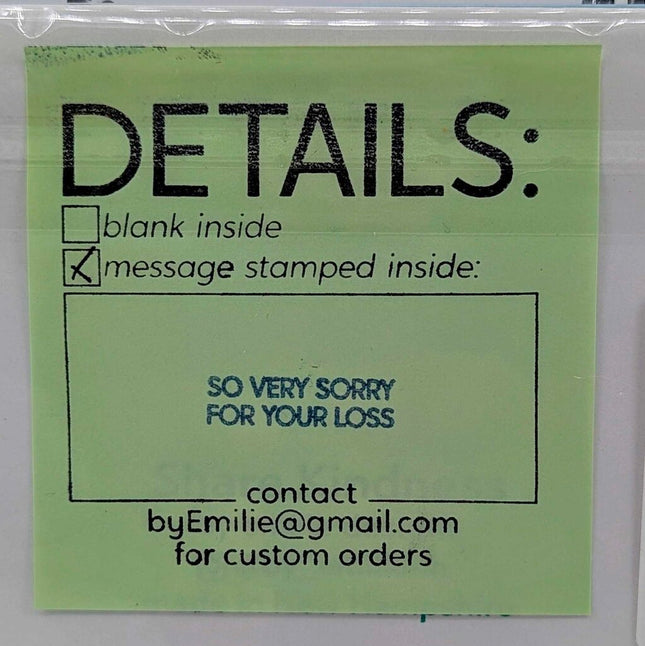 Pet Collar Sympathy Greeting Card