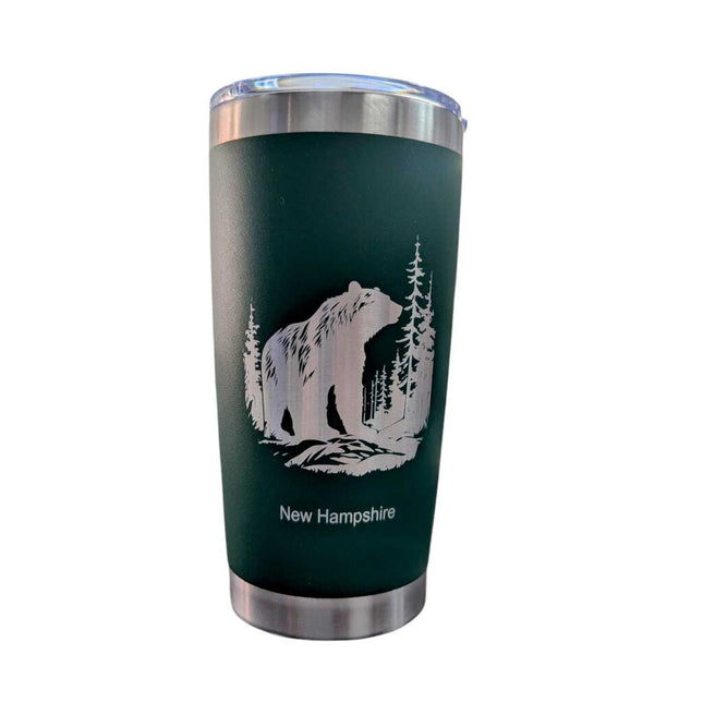 NH Bear Tumbler Green