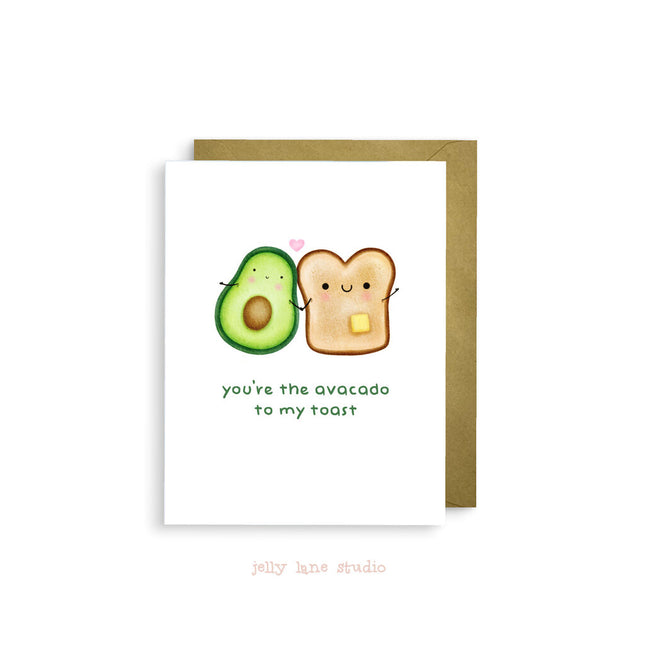 AVACADO +TOAST CARD