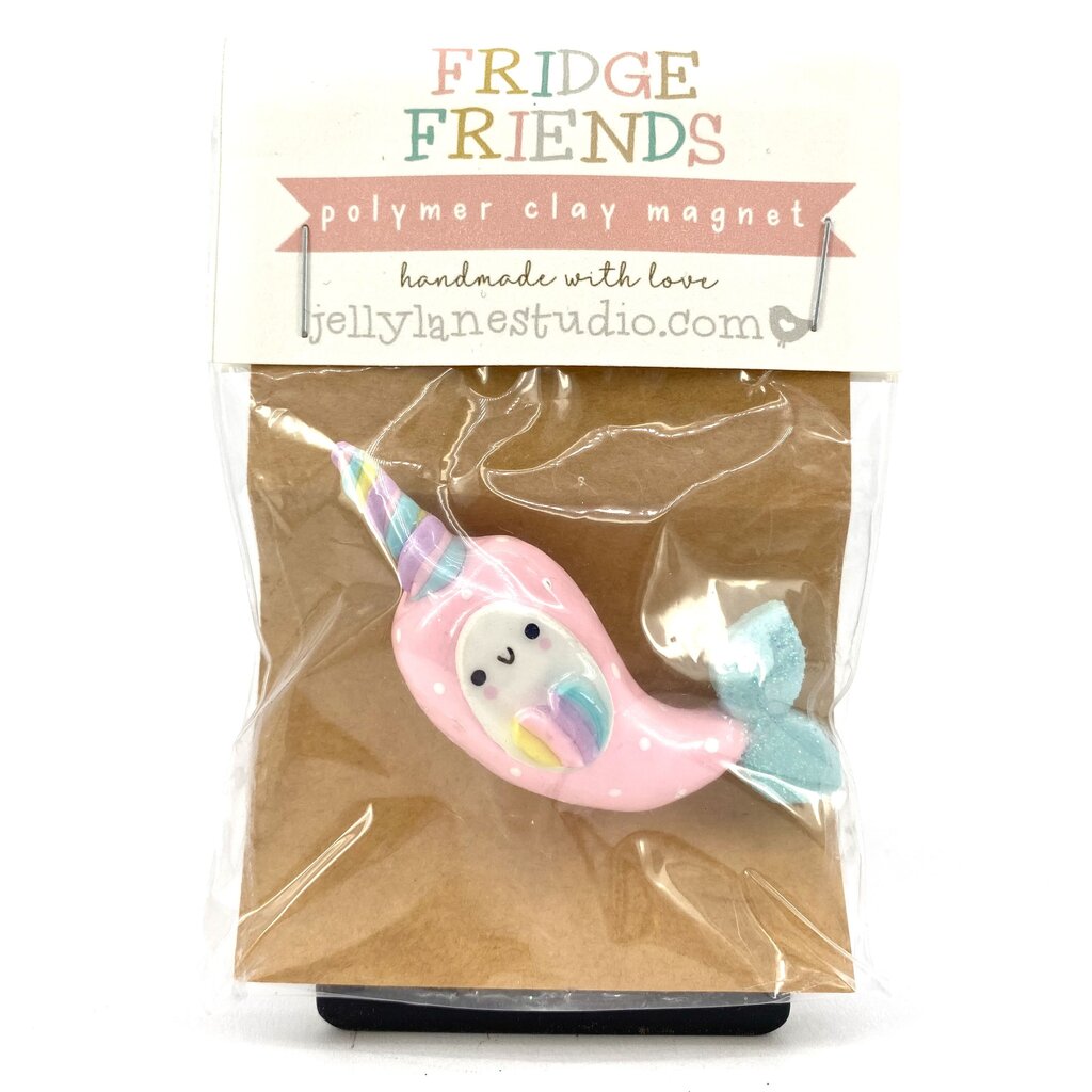 NARWHAL MAGNET-Pink