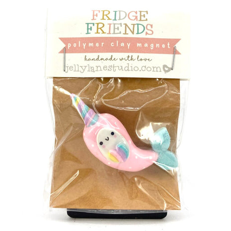 NARWHAL MAGNET-Pink