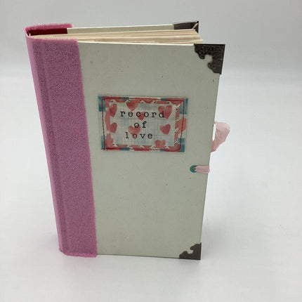 Record of Love handmade altered book journal