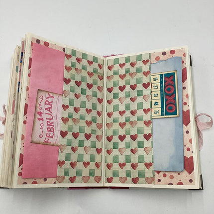 Record of Love handmade altered book journal