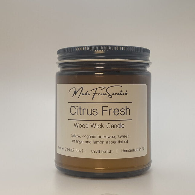 Citrus Fresh Tallow Candle