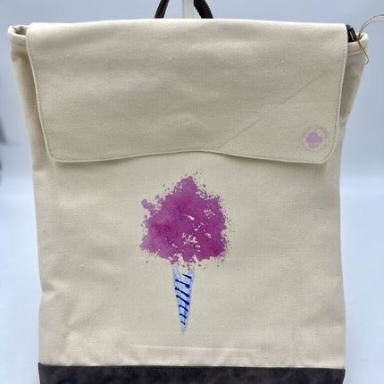 Cotton Candy Daydreams Canvas Backpack
