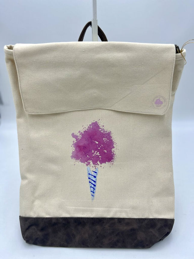 Cotton Candy Daydreams Canvas Backpack