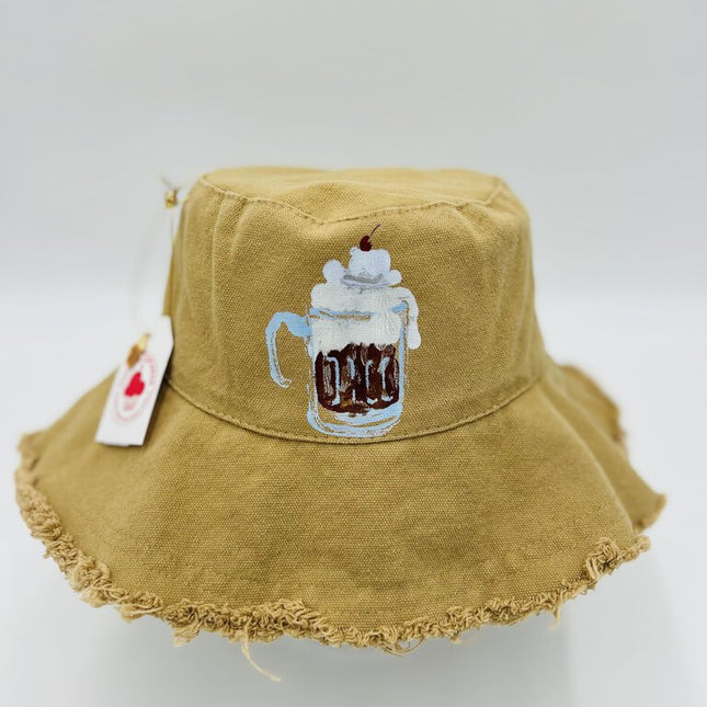 Root Beer Float Before Bed Canvas Hat