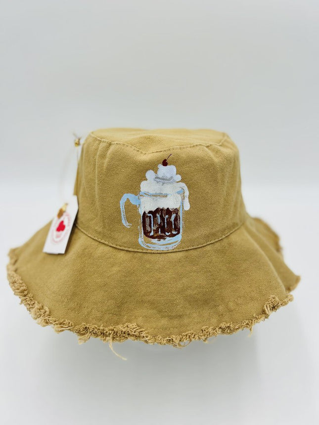 Root Beer Float Before Bed Canvas Hat