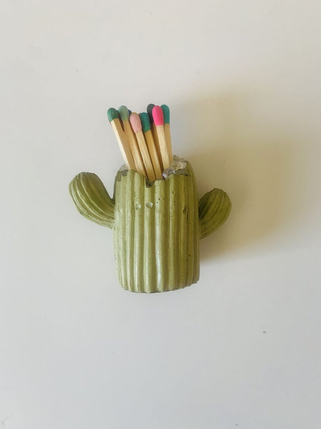 Cactus Match Holder