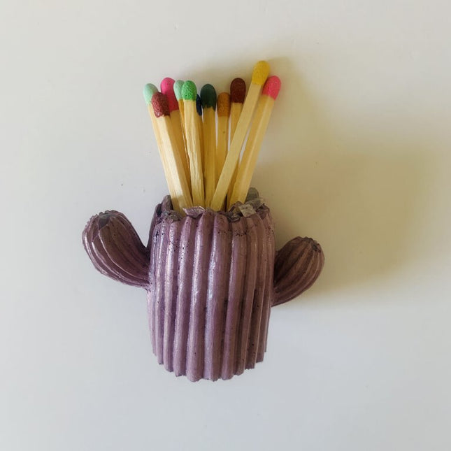 Cactus Match Holder