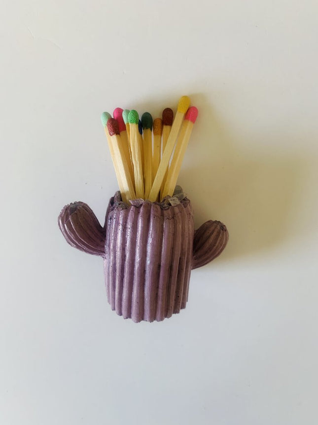 Cactus Match Holder