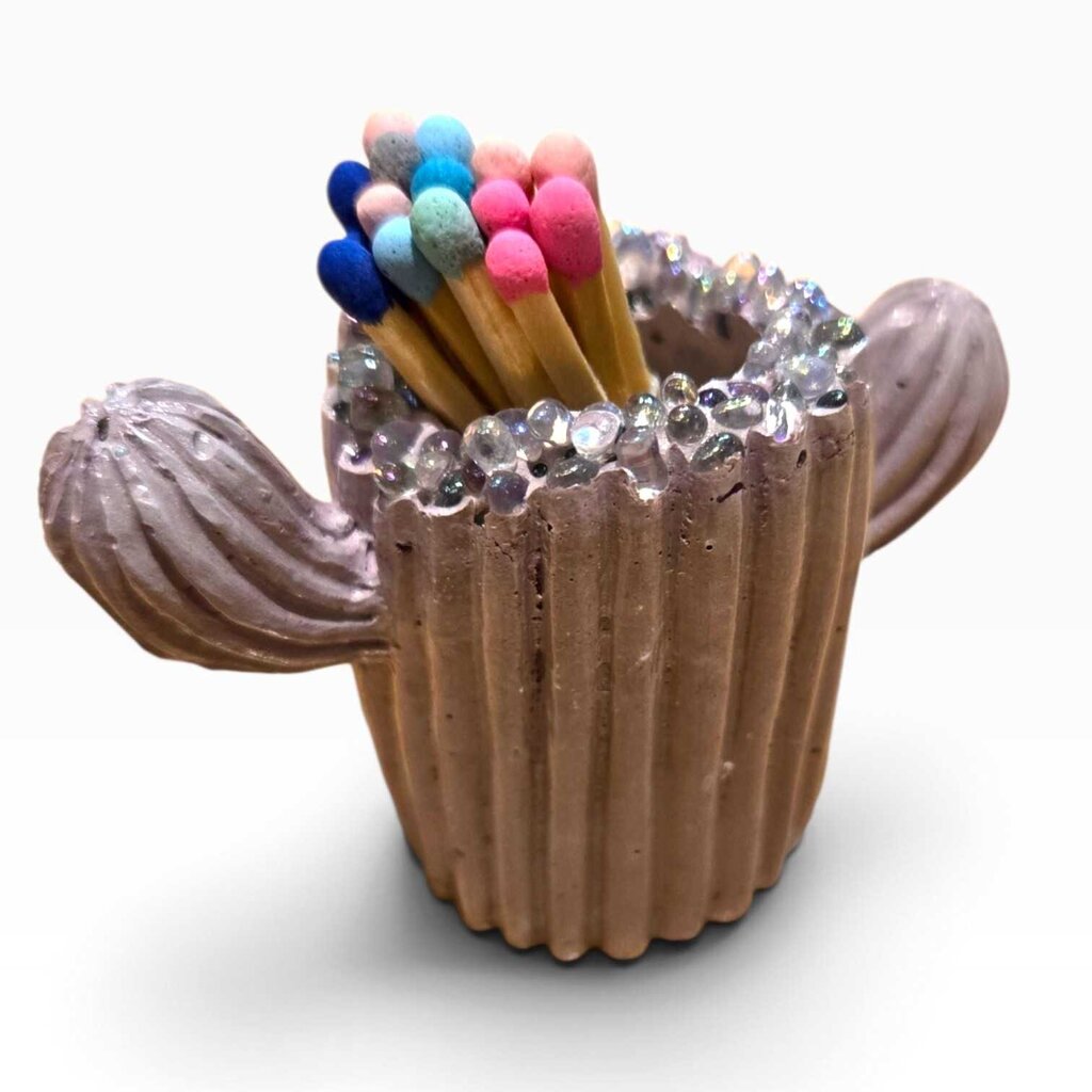 Cactus Match Holder