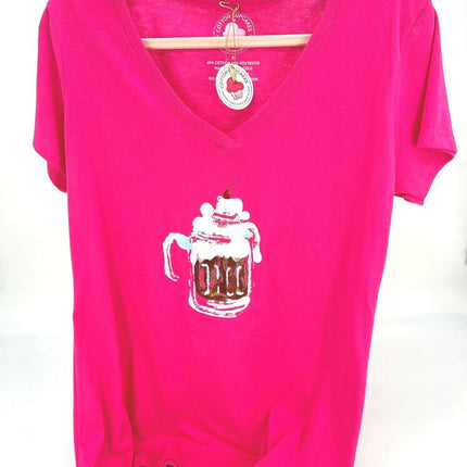 Root Beer Float Before Bed V-Neck T-shirt