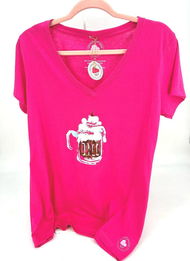 Root Beer Float Before Bed V-Neck T-shirt