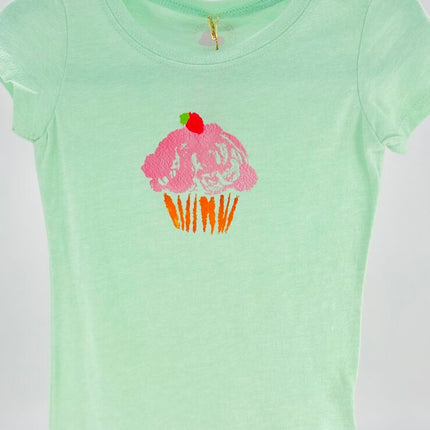 Strawberry Cloud Cupcake Fitted T-shirt